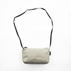 Herve Chapelier 2884N Nylon Square Crossbody Shoulder Bag Nacre Beige France