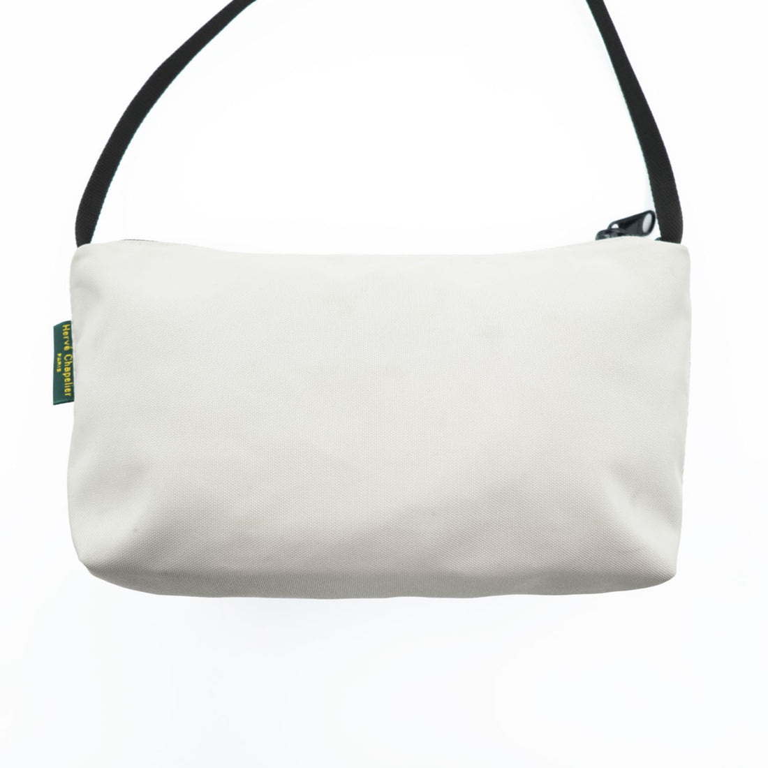 Herve Chapelier 2884N Nylon Square Crossbody Shoulder Bag Nacre Beige France