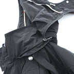 Burberry Brit 3808689 Black Hooded Technical Field Parka Nova Check Women's US 6