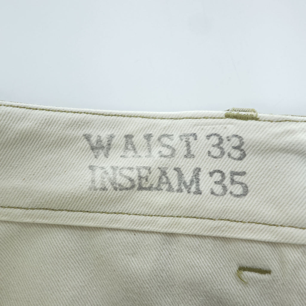 BUZZ RICKSON'S M43036 EARLY MILITARY CHINOS 1942 MODEL Trousers W36 L35 Made in Japan