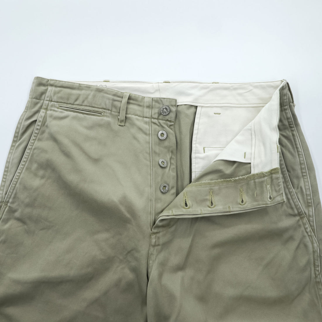 BUZZ RICKSON'S M43036 EARLY MILITARY CHINOS 1942 MODEL Trousers W36 L35 Made in Japan