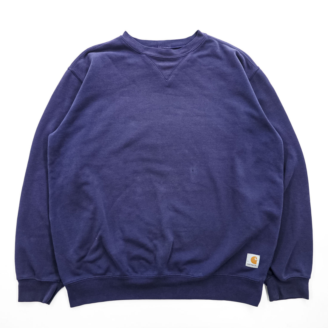 Carhartt K124 Navy Midweight Crewneck Sweatshirt Size L Made in Mexico