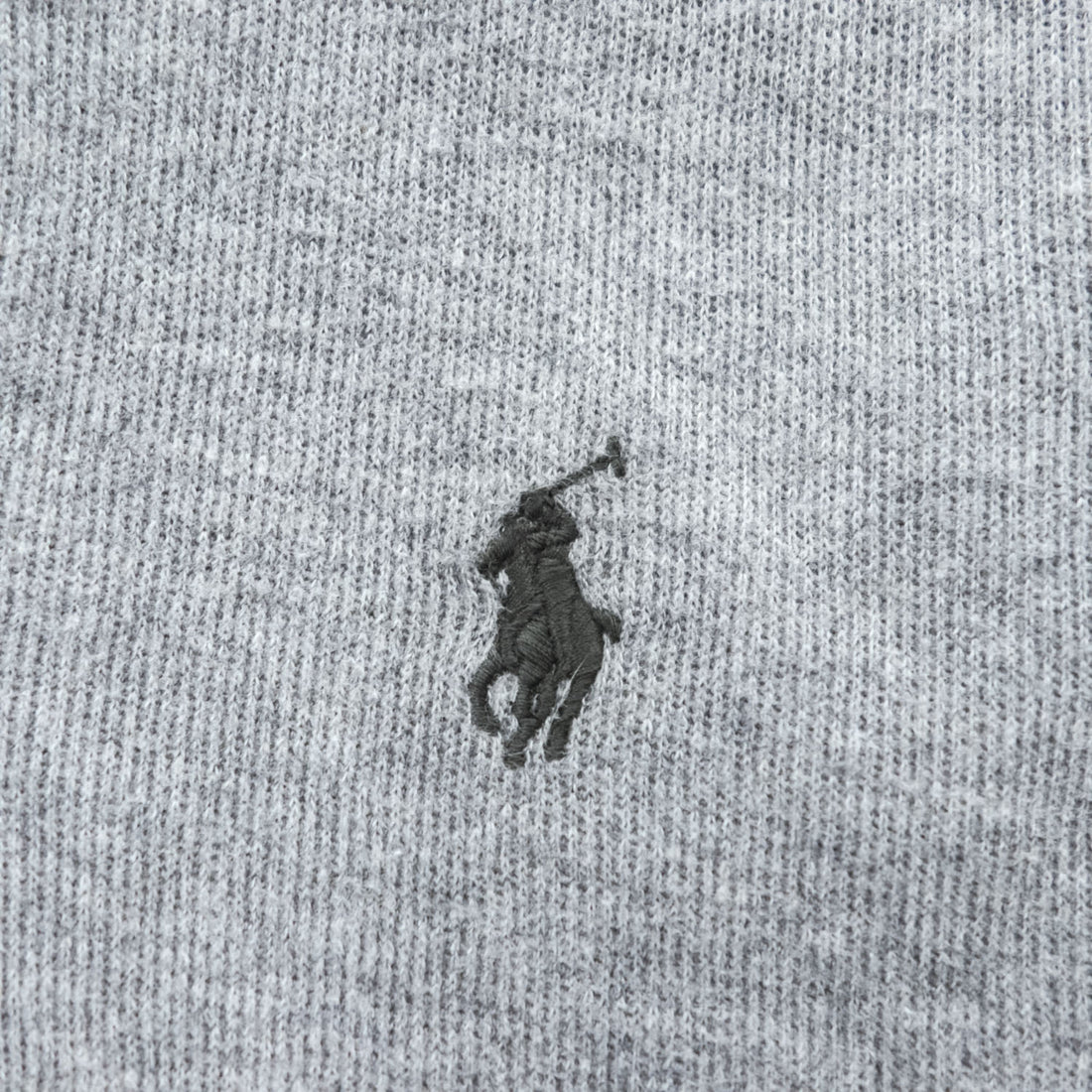 Polo Ralph Lauren ショールカラー スウェット トレーナー L グレー スモールポニー ロゴ 刺繍 ESTATE RIB