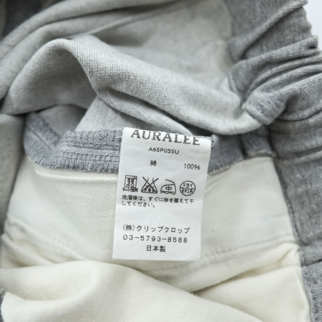 AURALEE 日本製 スウェットパンツ STAND-UP EASY PANTS スタンドアップ イージーパンツ L グレー A6SP05SU