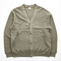 Healthknit サーマル ニット カーディガン FREE ベージュ THERMAL KING ダメージ加工