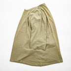 AURALEE 日本製 シームレス クルーネック 5分袖 Tシャツ SEAMLESS CREW NECK HALF SLEEVE TEE M ベージュ シングルステッチ A8ST02ST