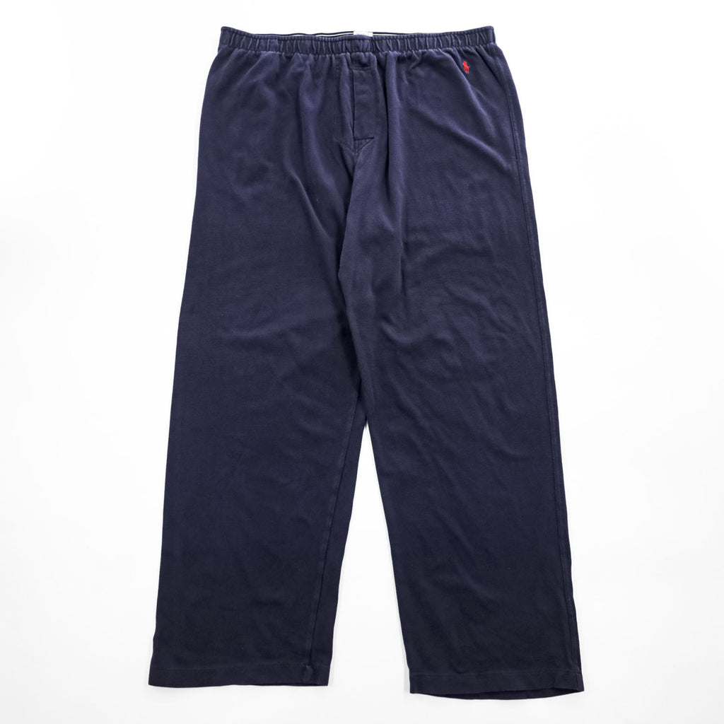 Polo Ralph Lauren Chino Pants, Size L, Navy, Small Pony Logo Embroidery, Underwear, Piqué Knit, Easy Pants, Pajama Pants