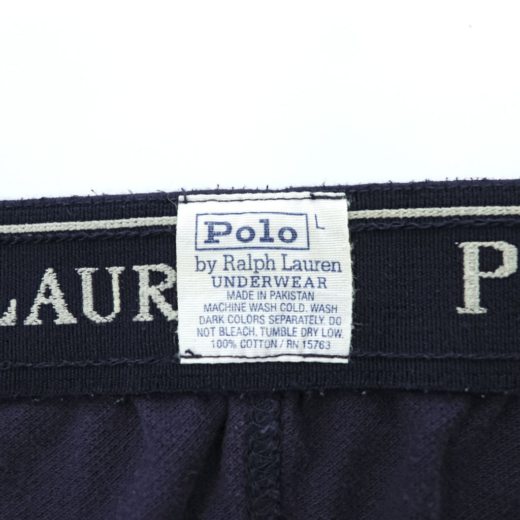 Polo Ralph Lauren Chino Pants, Size L, Navy, Small Pony Logo Embroidery, Underwear, Piqué Knit, Easy Pants, Pajama Pants