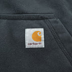 carhartt プルオーバー パーカー RAIN DEFFENDER ヘビーウェイト M ブラック 裏起毛 LOOSE FIT カンガルーポケット 100615 001