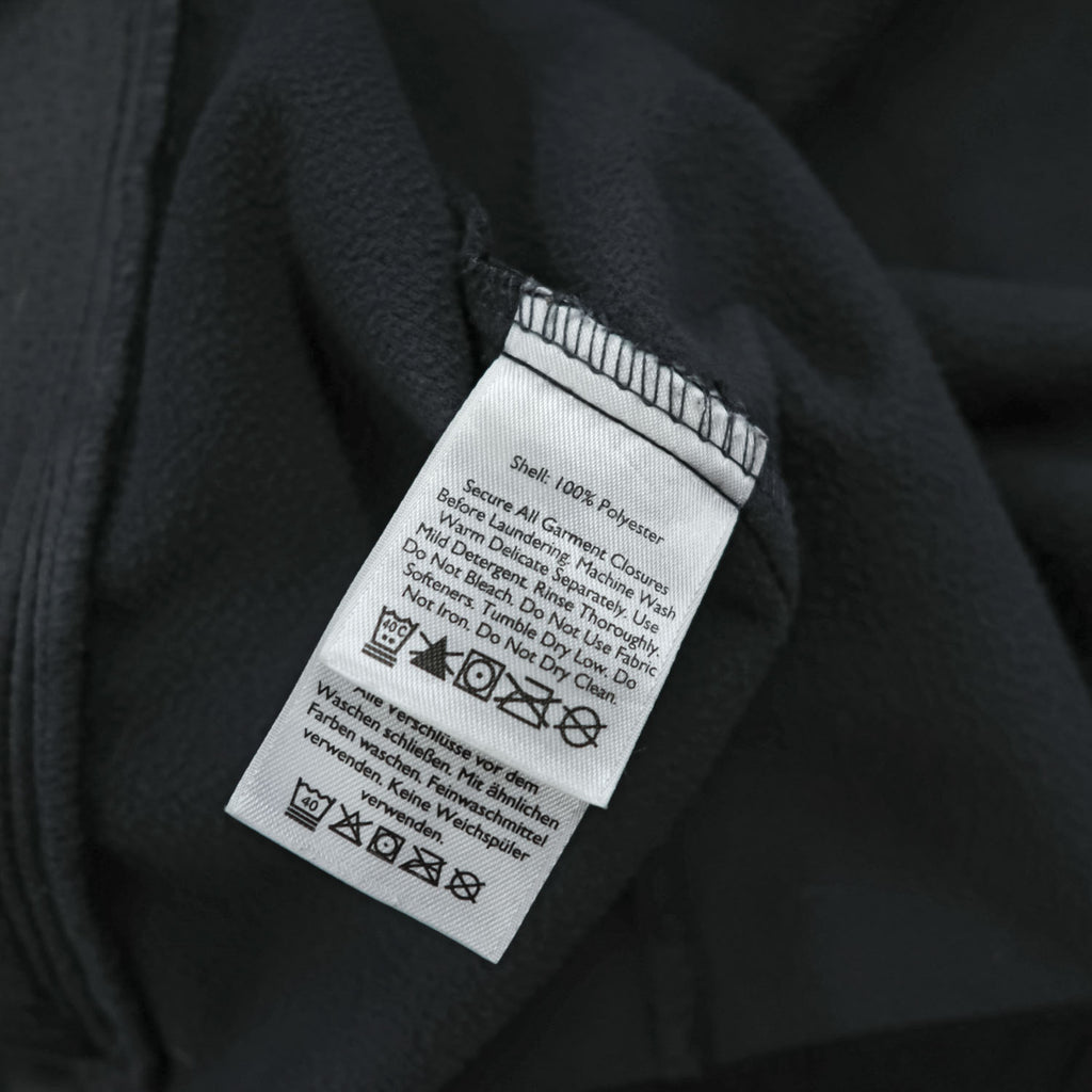 Eddie Bauer ソフトシェルジャケット L ブラック フリース裏地 アウトドア フルジップ 0533