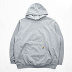 carhartt ルーズフィット プルオーバーパーカー XL グレー 裏起毛 ビッグサイズ LOOSE FIT カンガルーポケット TS0121-M