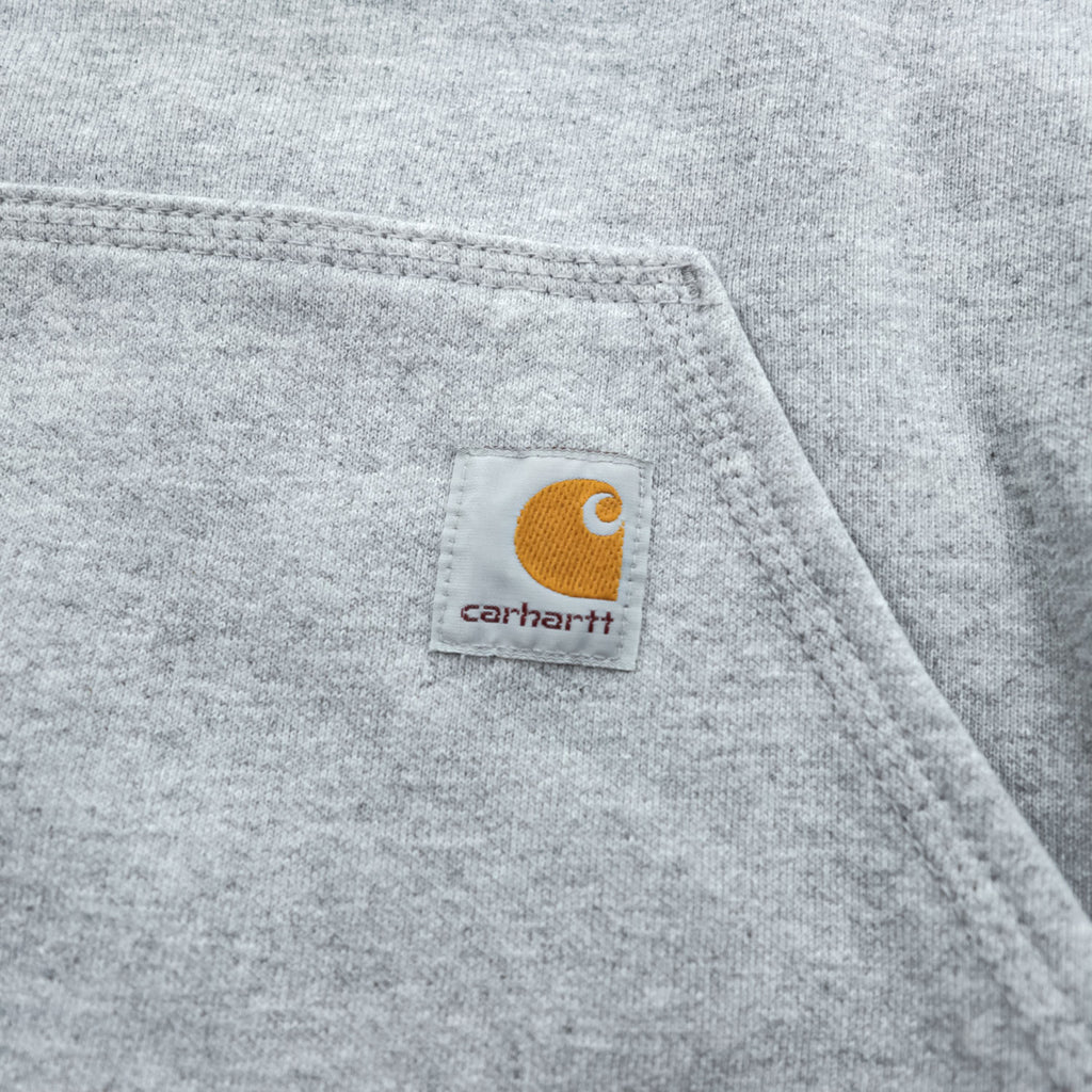 carhartt ルーズフィット プルオーバーパーカー XL グレー 裏起毛 ビッグサイズ LOOSE FIT カンガルーポケット TS0121-M