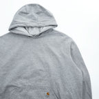 carhartt ルーズフィット プルオーバーパーカー XL グレー 裏起毛 ビッグサイズ LOOSE FIT カンガルーポケット TS0121-M