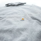 carhartt ルーズフィット プルオーバーパーカー XL グレー 裏起毛 ビッグサイズ LOOSE FIT カンガルーポケット TS0121-M