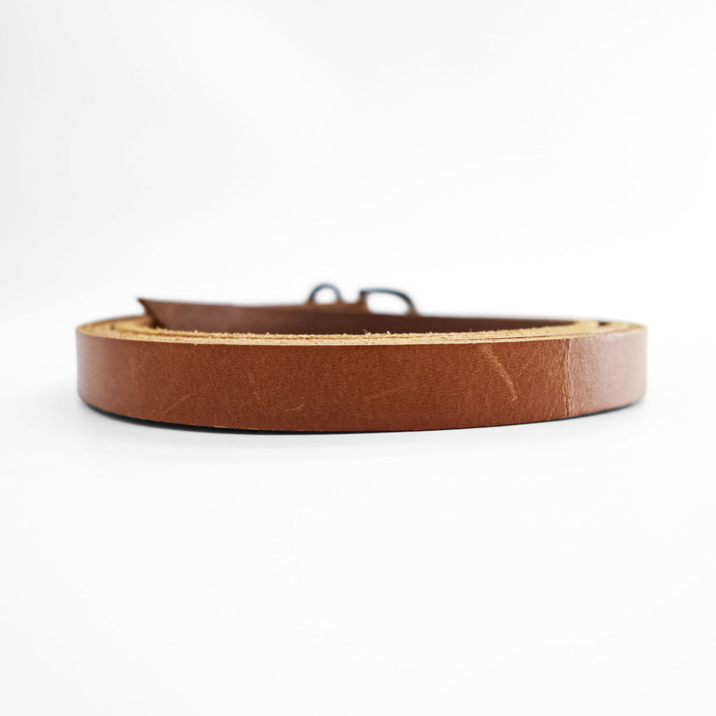 Hender Scheme テールベルト tail belt レザー ナローベルト 124cm ブラウン 牛革