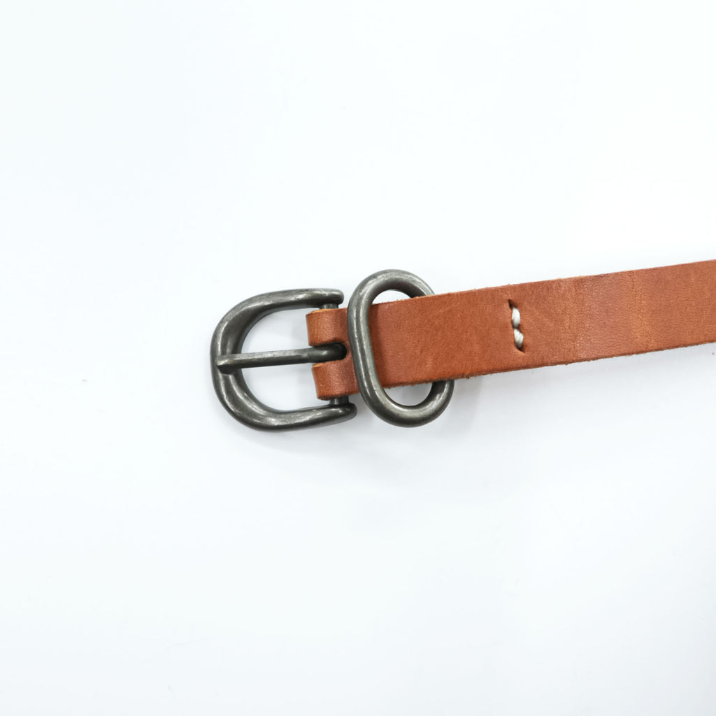 Hender Scheme テールベルト tail belt レザー ナローベルト 124cm ブラウン 牛革