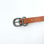 Hender Scheme テールベルト tail belt レザー ナローベルト 124cm ブラウン 牛革