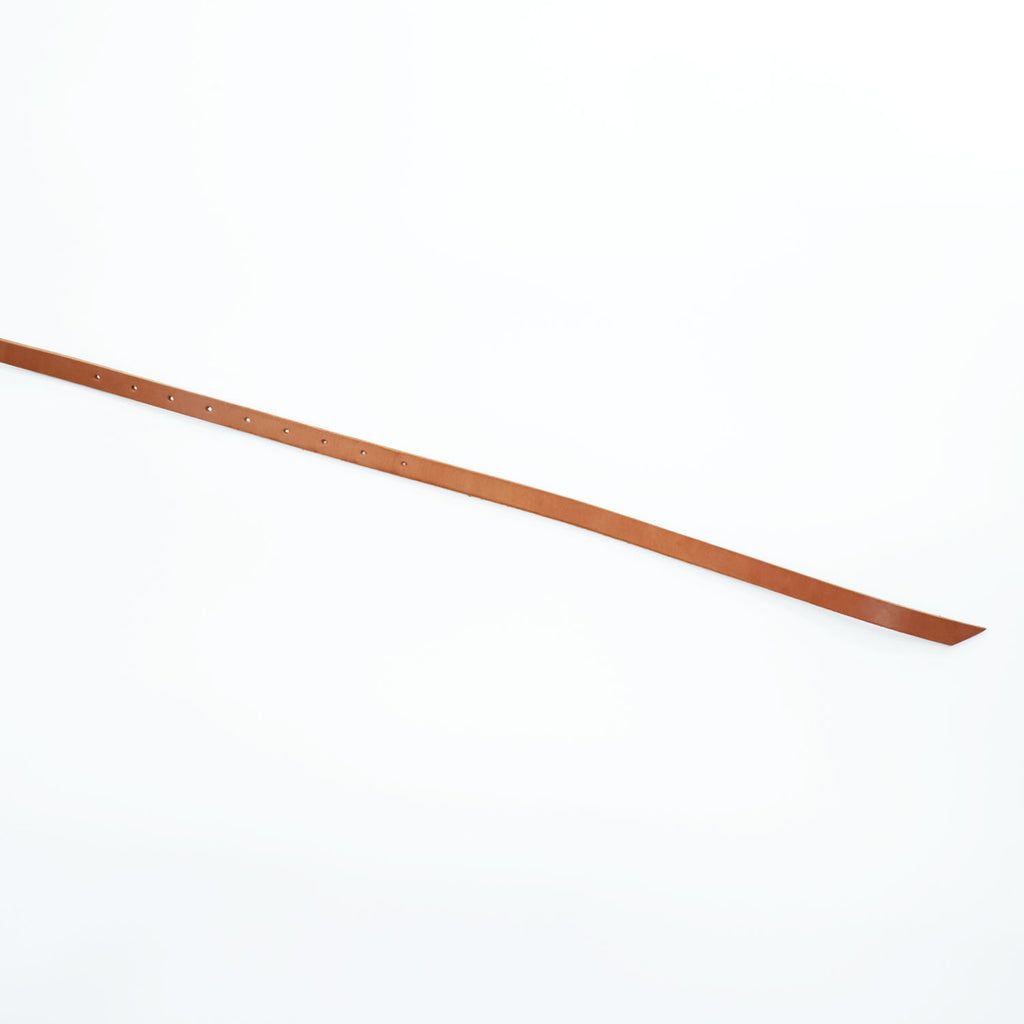 Hender Scheme テールベルト tail belt レザー ナローベルト 124cm ブラウン 牛革