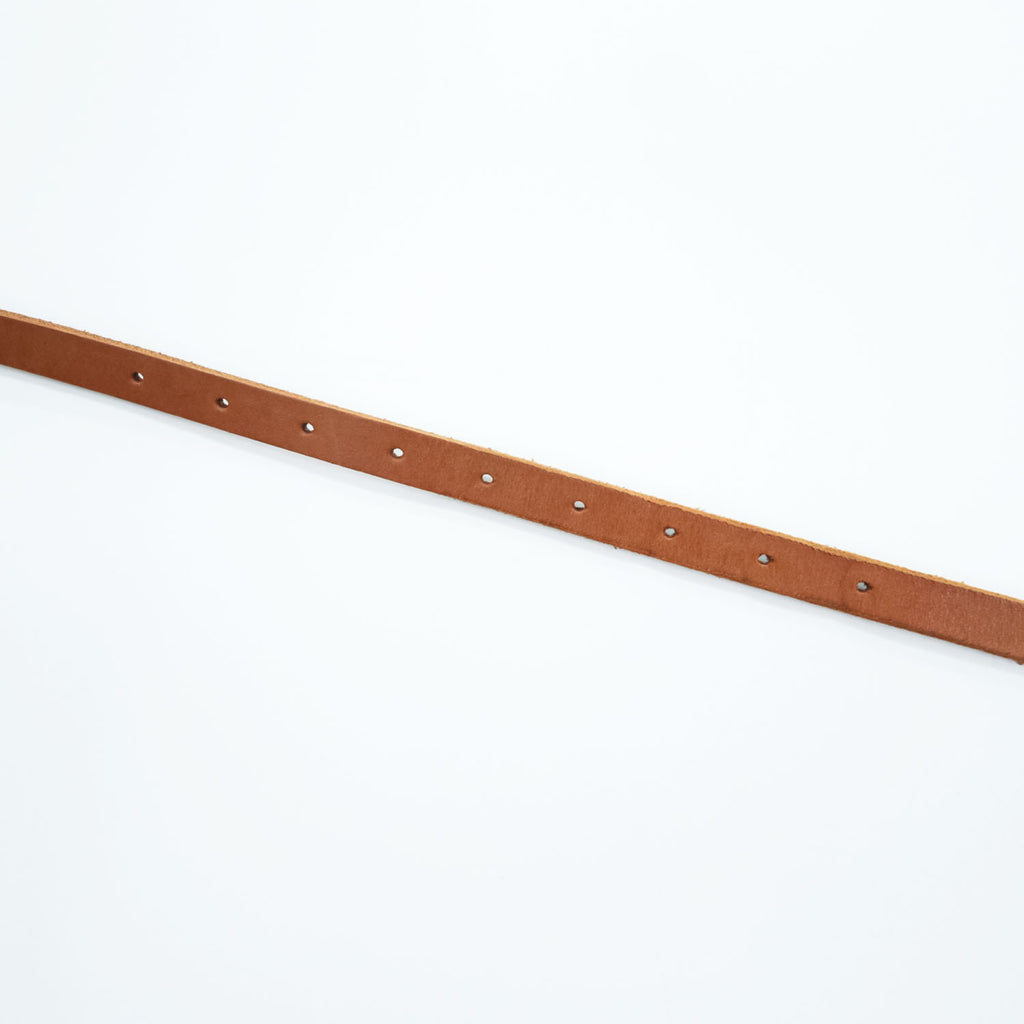 Hender Scheme テールベルト tail belt レザー ナローベルト 124cm ブラウン 牛革