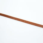 Hender Scheme テールベルト tail belt レザー ナローベルト 124cm ブラウン 牛革
