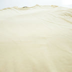 AURALEE A00T01ST Seamless Crew Neck Tee Cotton Crew Neck Short Sleeve T-Shirt Yellow Size 3 Made in Japan