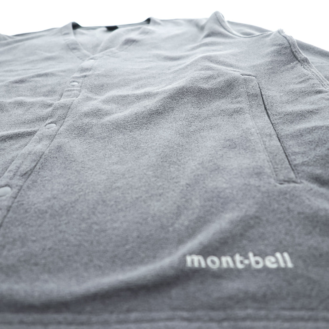 mont-bell Chameece Cardigan XL Gray Fleece 1114665