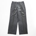 Burberrys Gray Wool Pleated Slacks Made in Japan W79