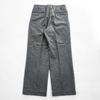 Burberrys Gray Wool Pleated Slacks Made in Japan W79
