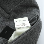 Burberrys Gray Wool Pleated Slacks Made in Japan W79
