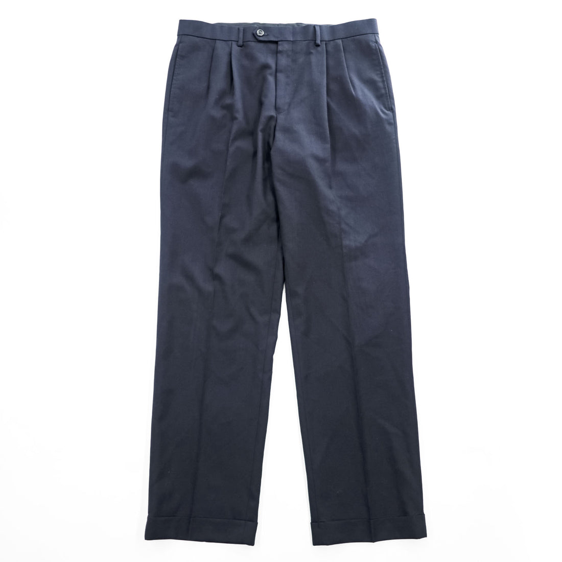 LAUREN RALPH LAUREN Total Comfort 100% Wool Navy Dress Pants 34W x 32L