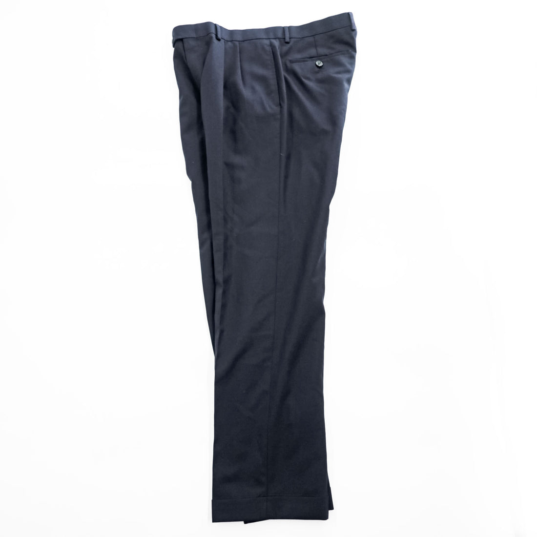 LAUREN RALPH LAUREN Total Comfort 100% Wool Navy Dress Pants 34W x 32L