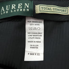 LAUREN RALPH LAUREN Total Comfort 100% Wool Navy Dress Pants 34W x 32L