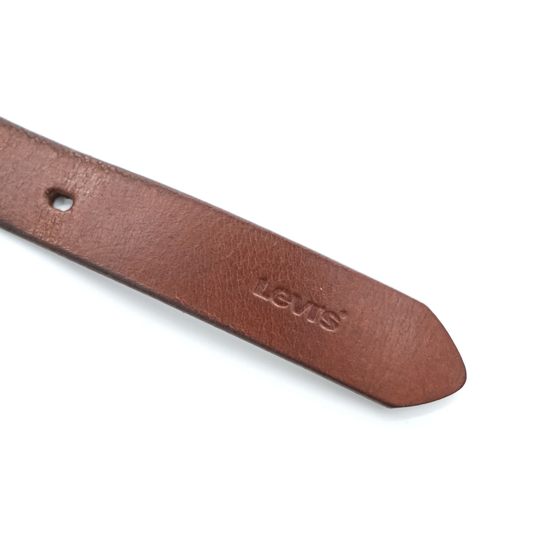 Levi's Brown Leather Belt with Pin Buckle