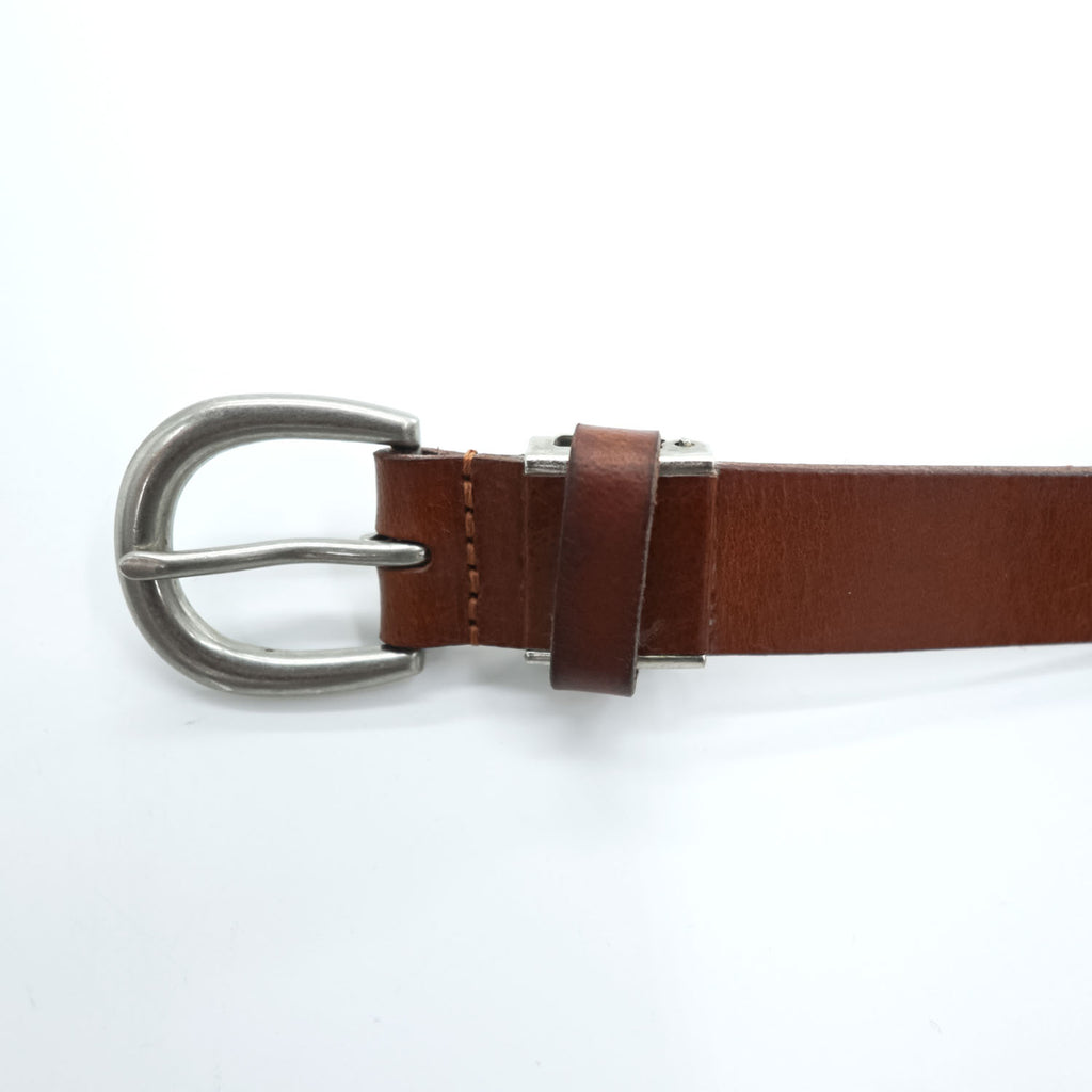 Levi's Brown Leather Belt with Pin Buckle