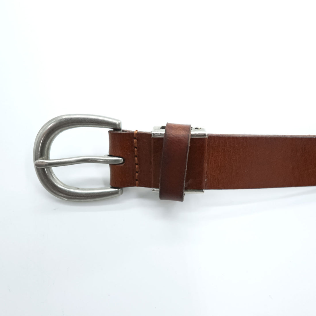 Levi's Brown Leather Belt with Pin Buckle