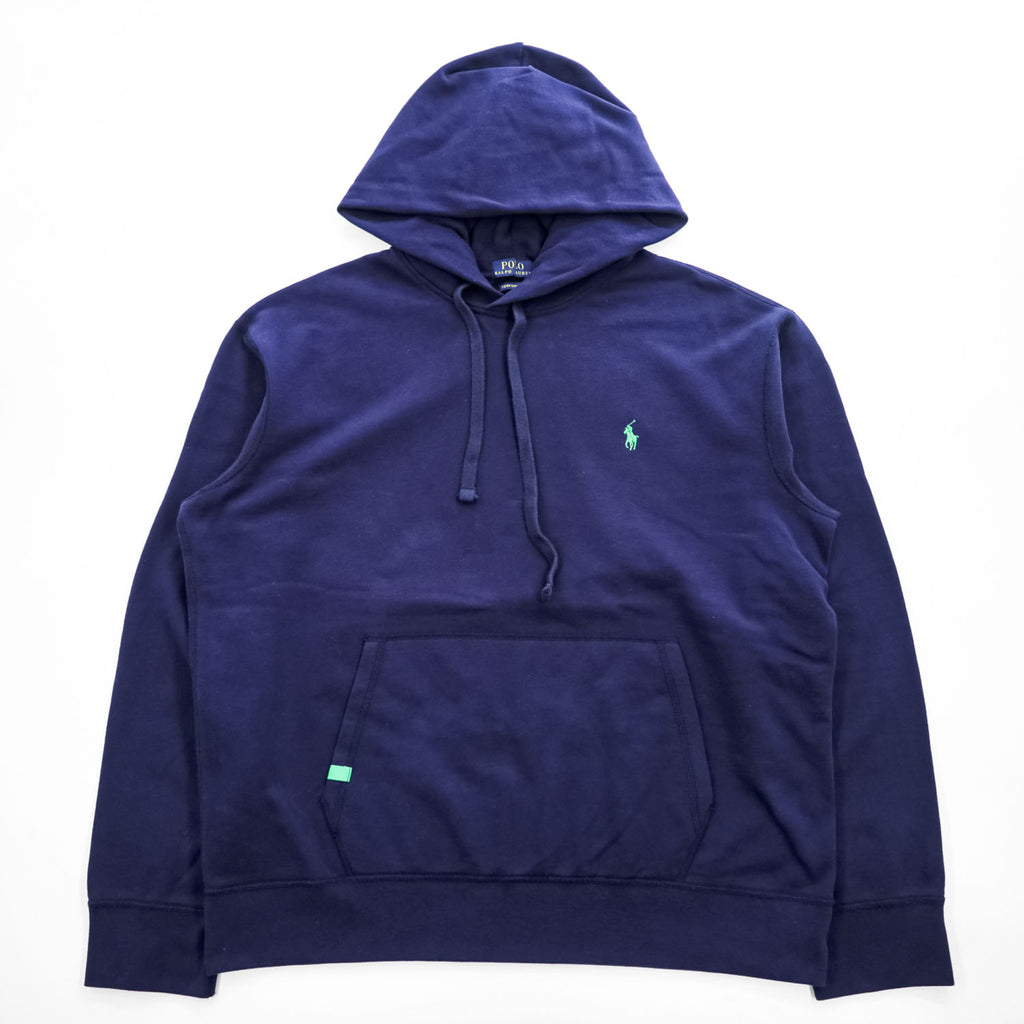 POLO RALPH LAUREN PERFORMANCE Pony Embroidered Pullover Hoodie Navy XL