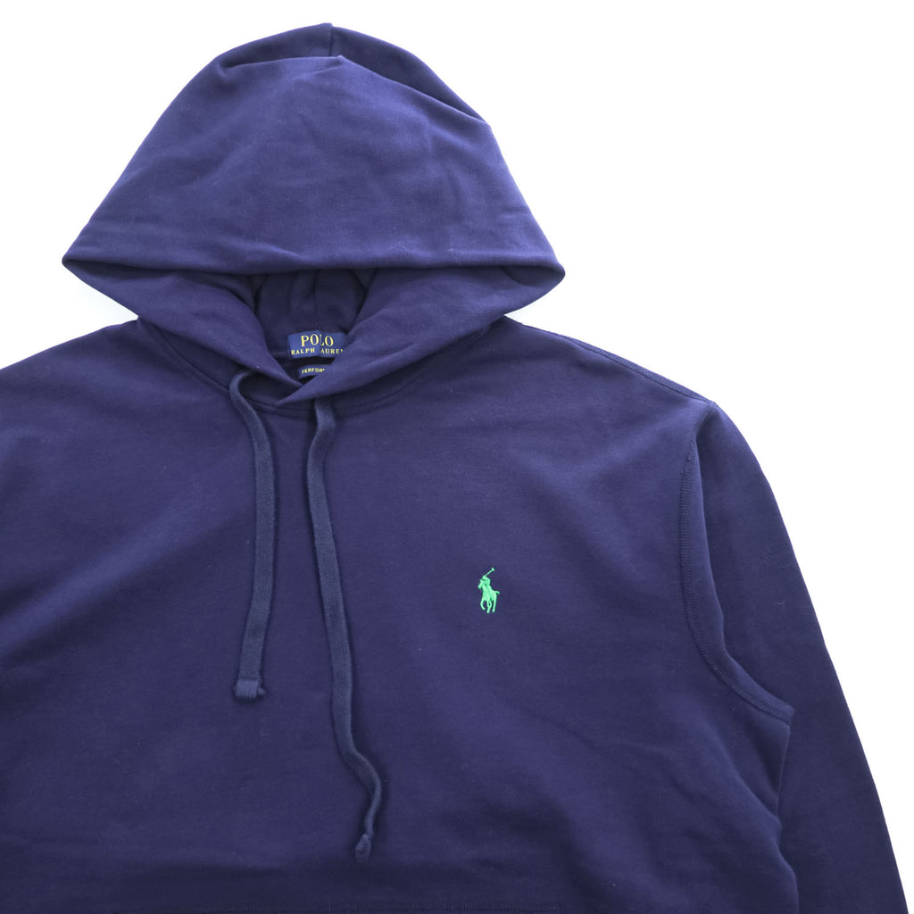 POLO RALPH LAUREN PERFORMANCE Pony Embroidered Pullover Hoodie Navy XL