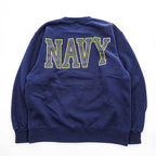 U.S. NAVY ORIGINALS Navy Crewneck Sweatshirt Made in USA Size S