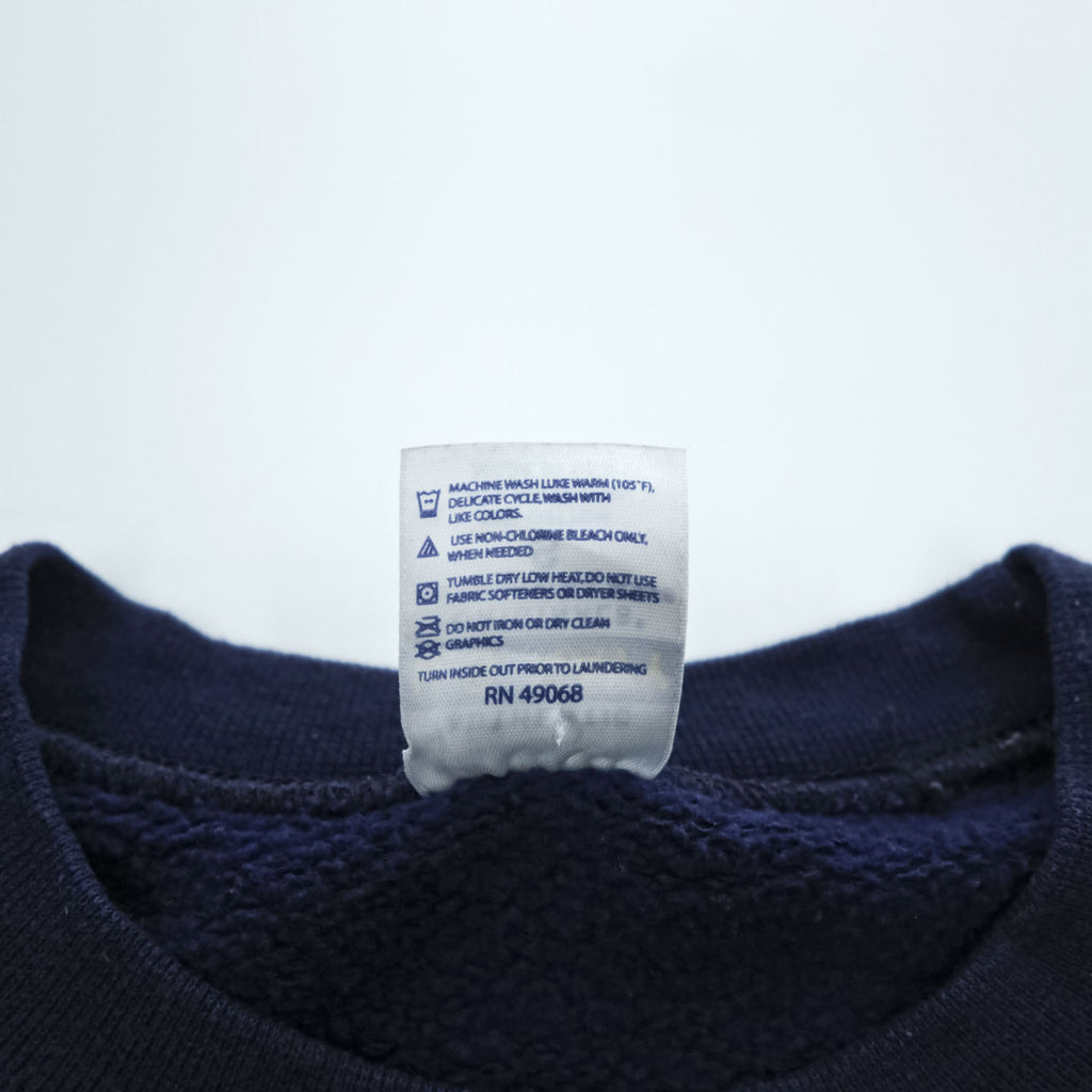 U.S. NAVY ORIGINALS Navy Crewneck Sweatshirt Made in USA Size S