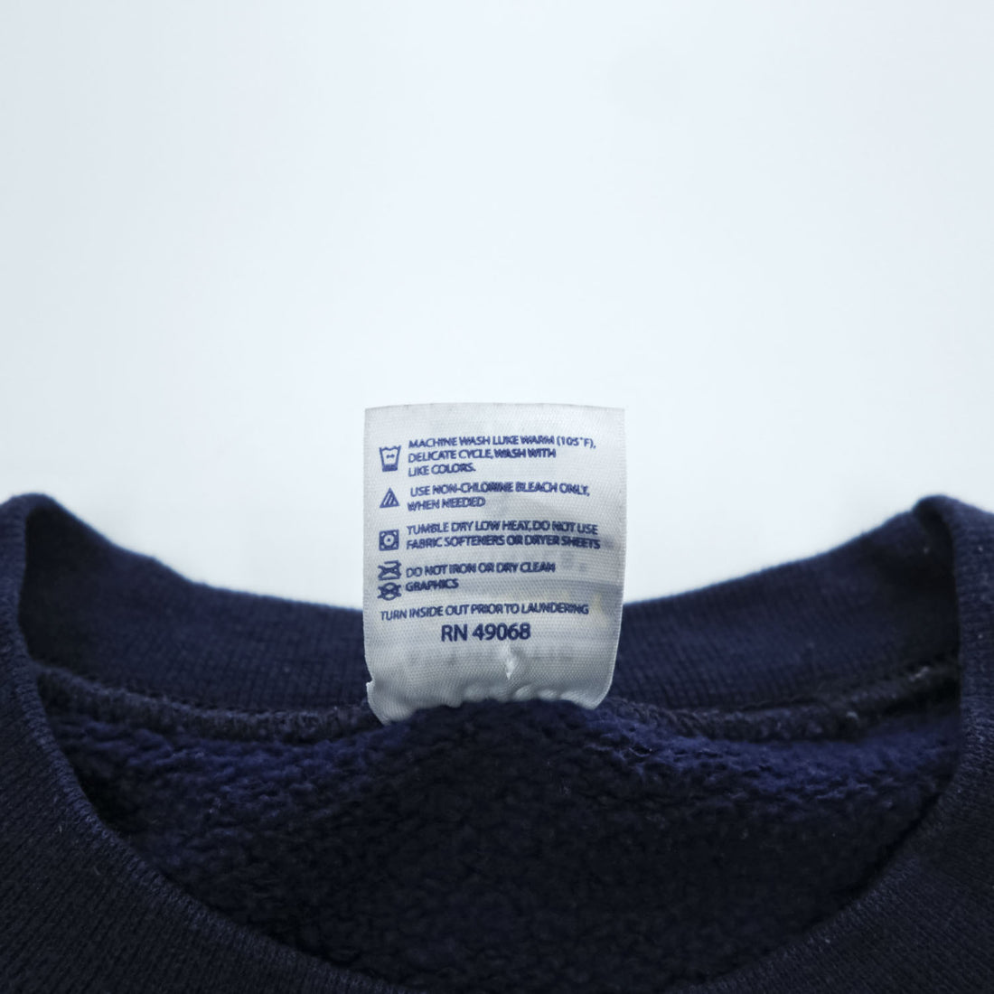 U.S. NAVY ORIGINALS Navy Crewneck Sweatshirt Made in USA Size S
