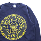 U.S. NAVY ORIGINALS Navy Crewneck Sweatshirt Made in USA Size S