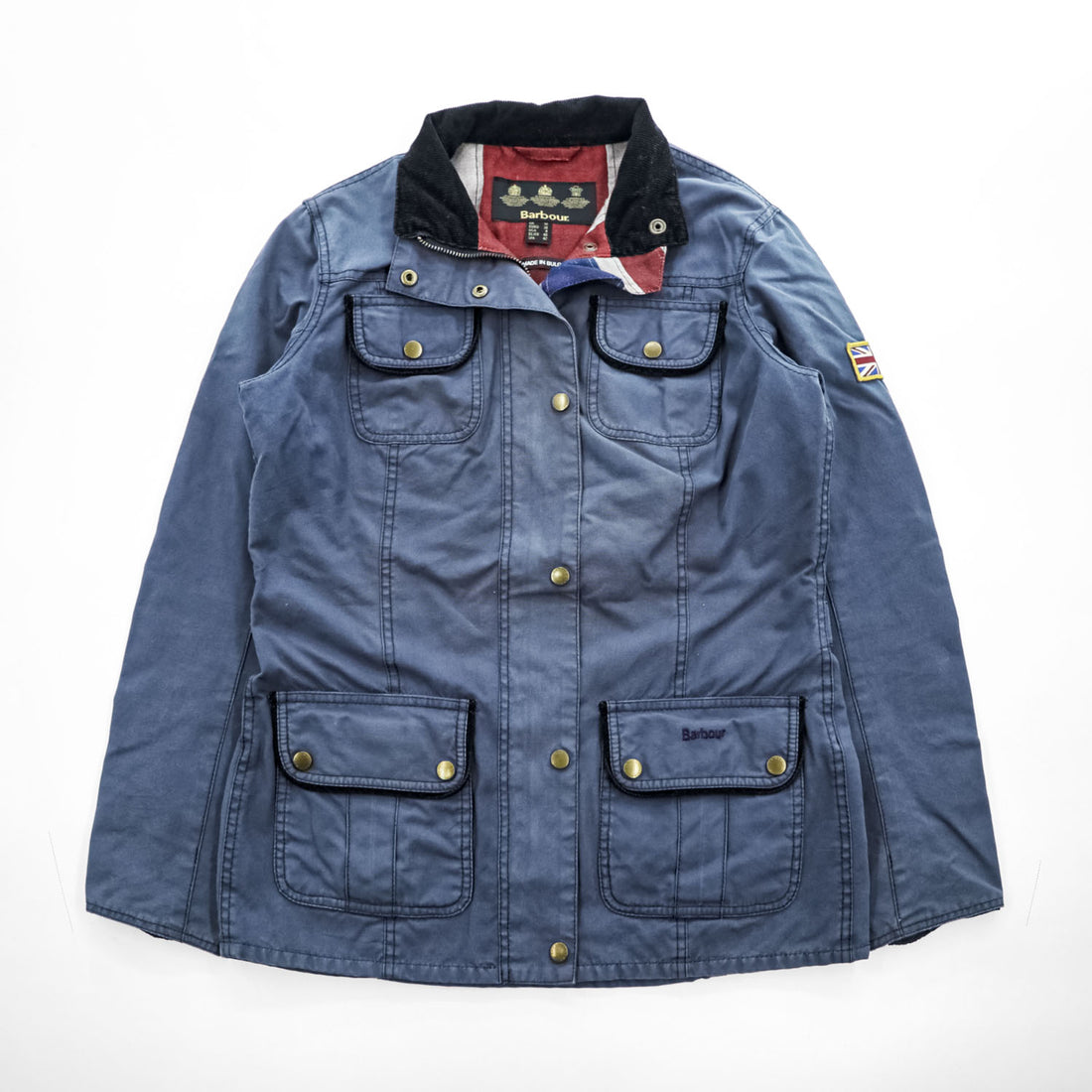 Barbour Heritage Utility Jacket LWX0288 Navy Women's UK12 2013