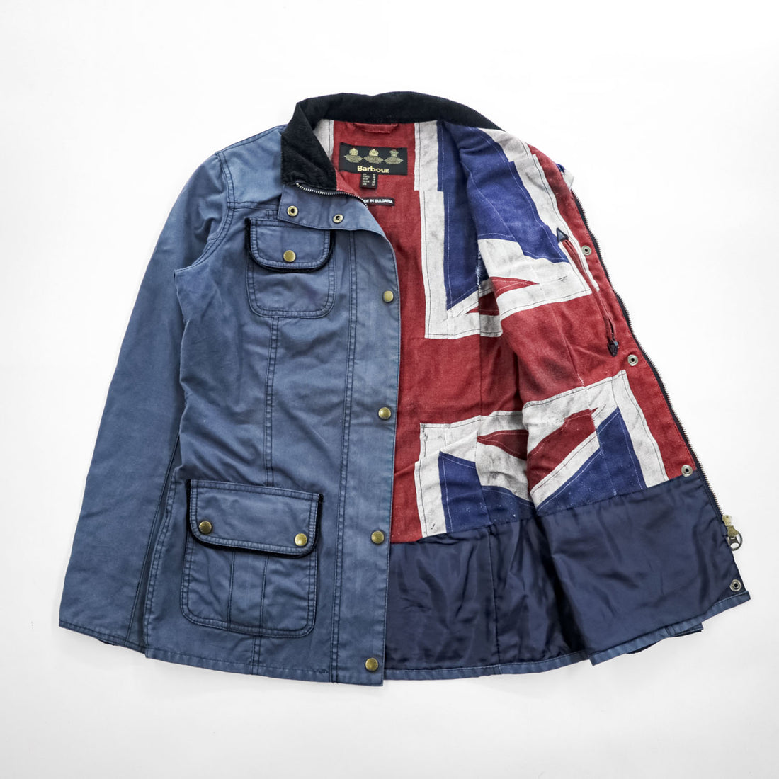 Barbour Heritage Utility Jacket LWX0288 Navy Women's UK12 2013