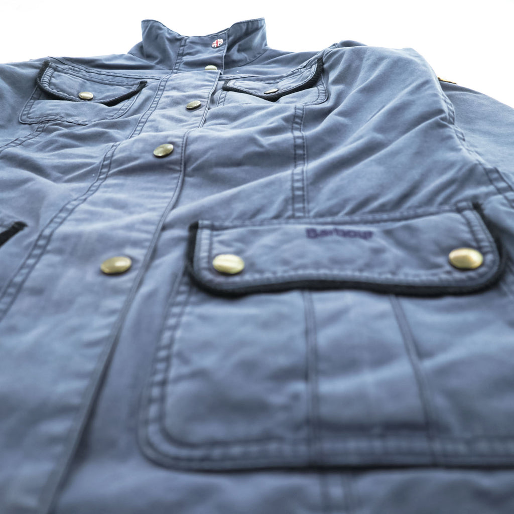 Barbour Heritage Utility Jacket LWX0288 Navy Women's UK12 2013