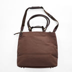 PENDLETON トートバッグ 2WAY ショルダーバッグ ネイティブ柄 ウール レザー ブラウン 日本製 未使用品