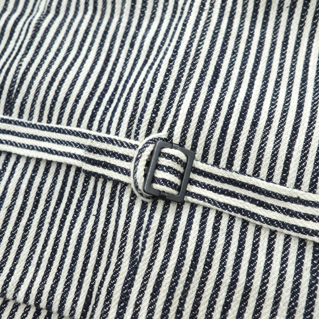 TOMORROWLAND Striped Tailored Vest Gilet Cotton Paper Blend Size M Japan