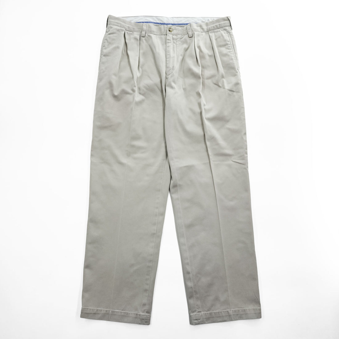 Polo Ralph Lauren Classic Fit Pleated Chino Trousers Beige 35/30