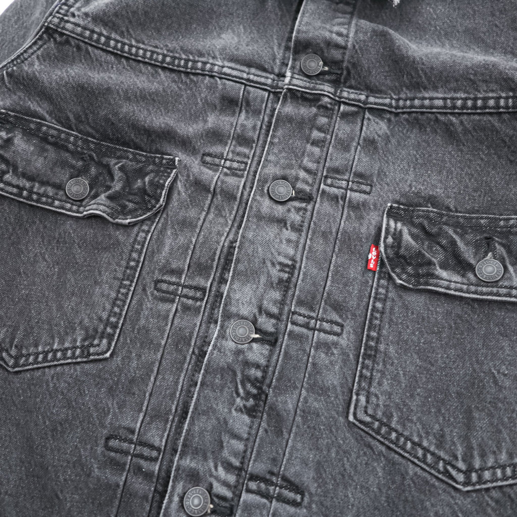 Levi's Type II Trucker Jacket A7632-0002 Relaxed Black Denim Men's M 2024