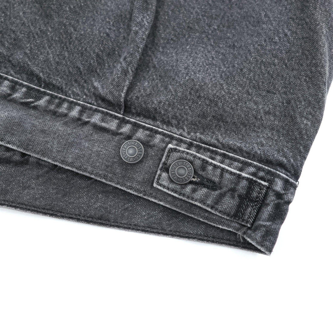 Levi's Type II Trucker Jacket A7632-0002 Relaxed Black Denim Men's M 2024