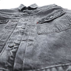 Levi's Type II Trucker Jacket A7632-0002 Relaxed Black Denim Men's M 2024